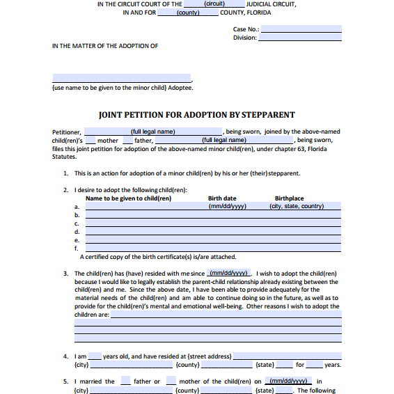 Translation of Adoption Documents - FIRST STEP TRANSLATIONS CORPORATION